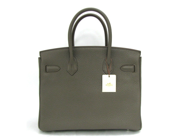 エルメス バーキン30/ハンドバッグ/エタン(シルバー金具)/トリヨンクレマンス